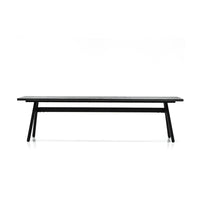 Libra Interiors Bronks Black Acacia Bench