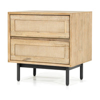 Libra Interiors Maddox 2 Drawer Bedside Table