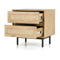 Libra Interiors Maddox 2 Drawer Bedside Table