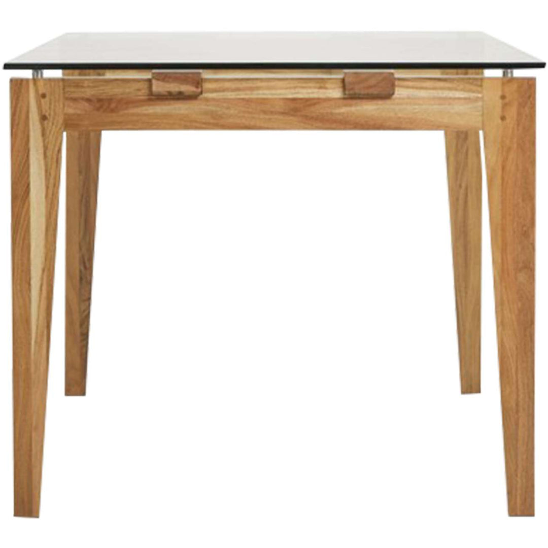Sleaford Rectangular Dining Table 180cm - Glass & Oak Libra 3