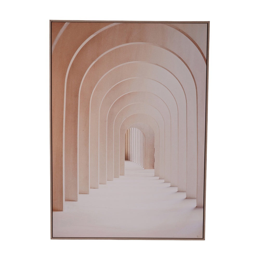 Libra Interiors Distant Arches Framed Canvas