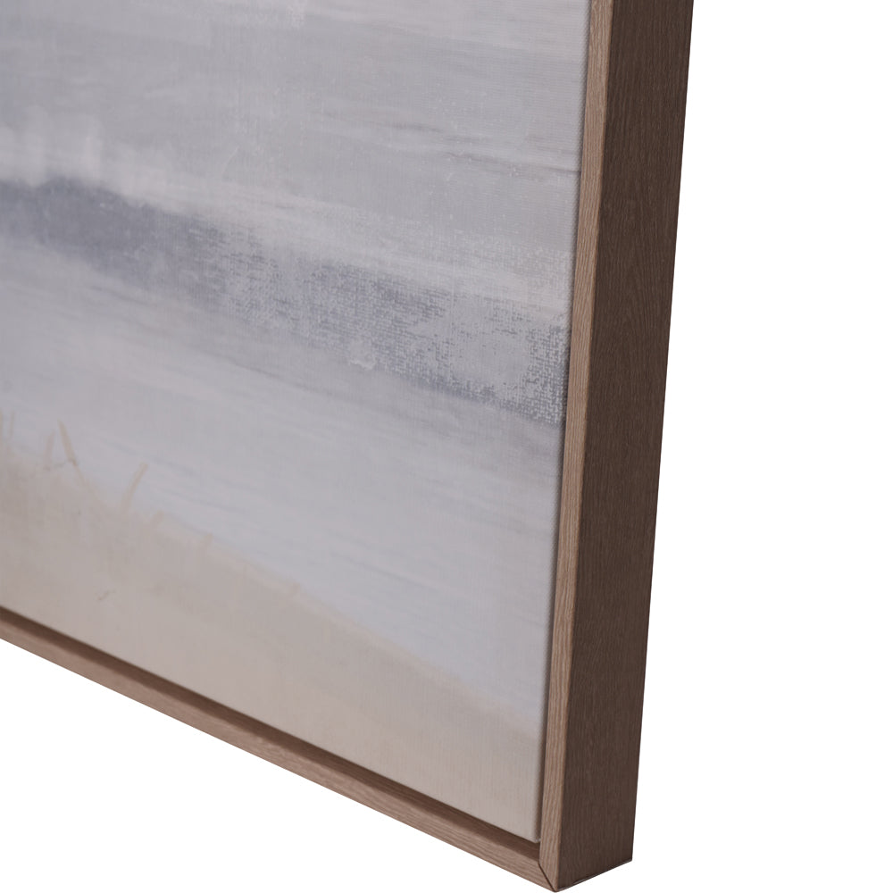 Blurred Seascape Framed Canvas Libra 7