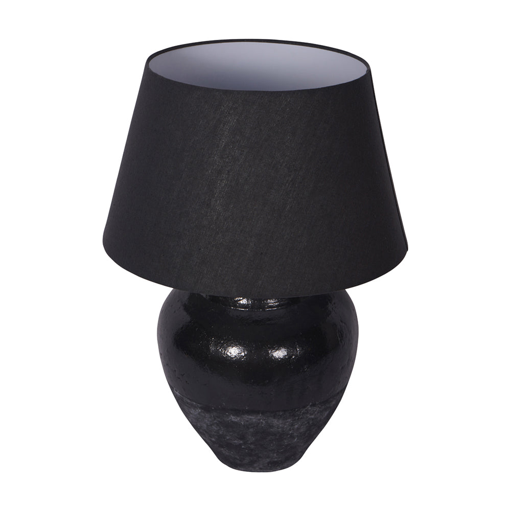 Libra Interiors Skyline Black Terracotta Table Lamp