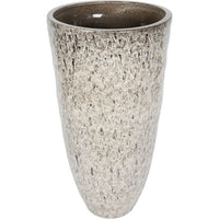 Libra Interiors Mederno XL Taupe Ceramic Tall Planter