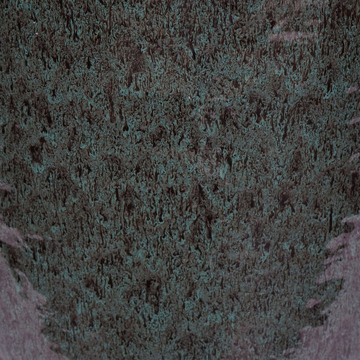 Mederno XL Ceramic Tall Planter - Green Libra 5