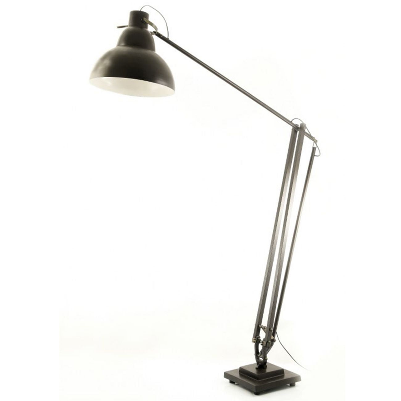 Libra Interiors Jumbo Metal Floor Lamp in Black