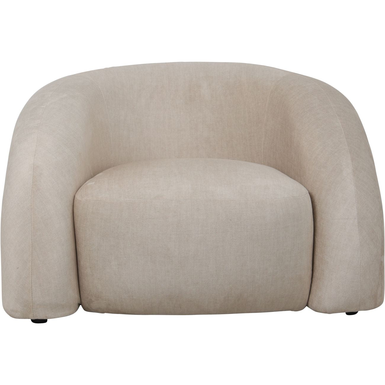 Libra Interiors Casa Curved Snug Chair Cream