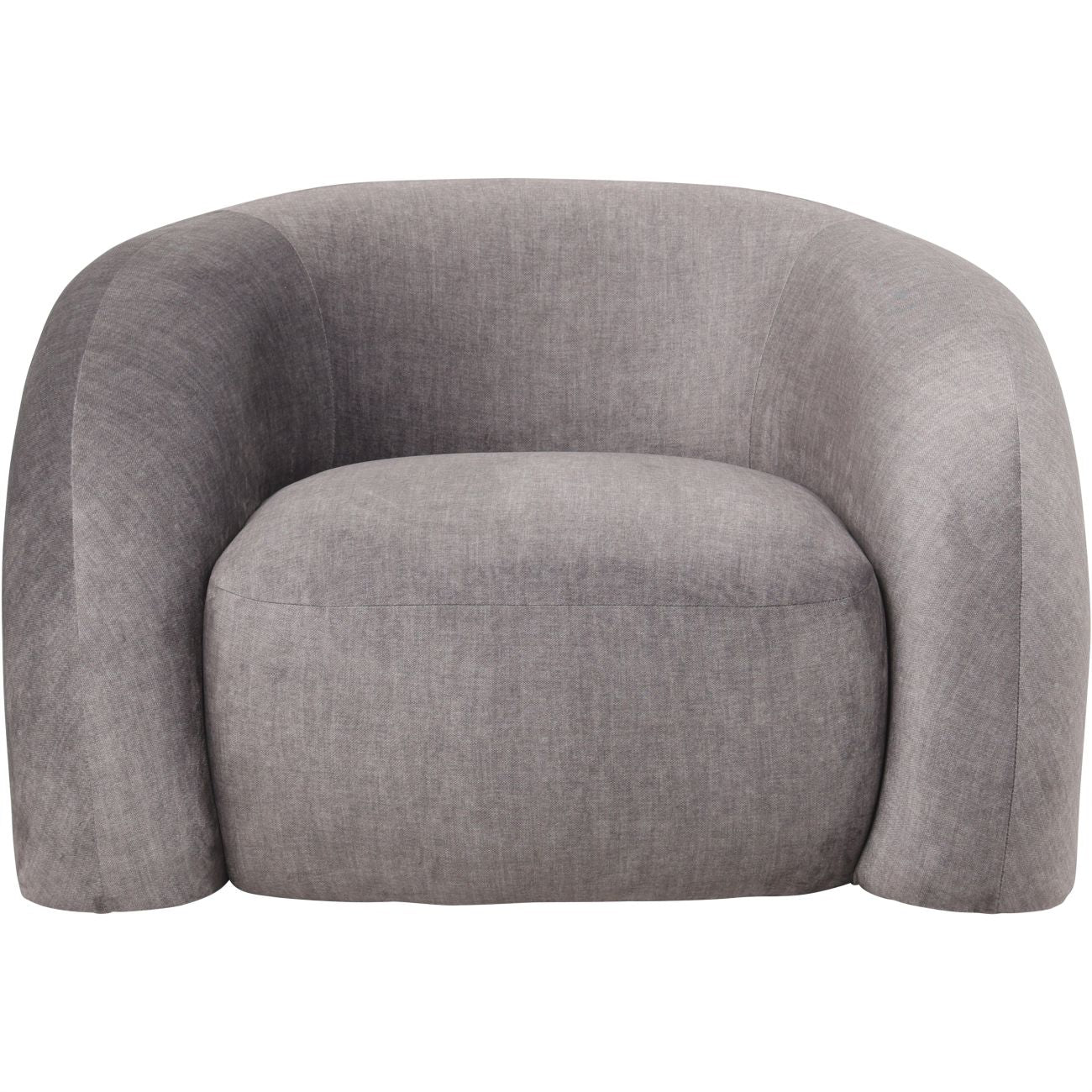 Libra Interiors Casa Curved Snug Chair Grey