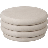 Libra Interiors Casa Storage Ottoman Cream