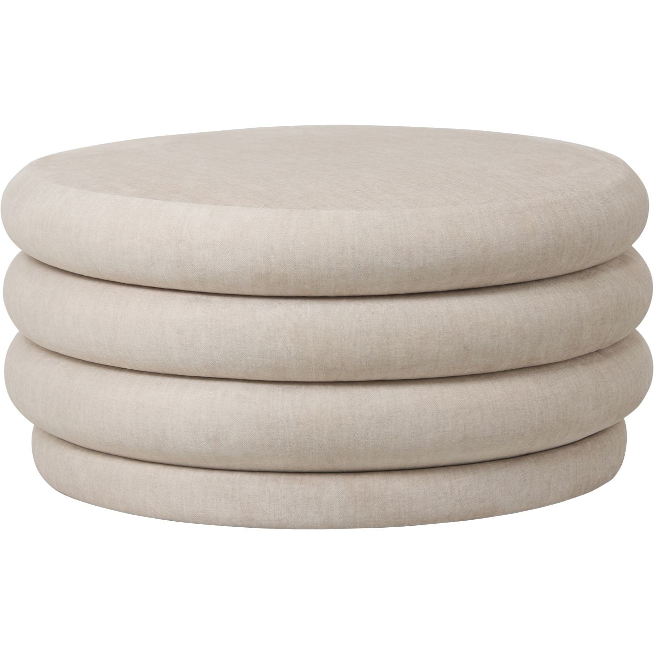 Libra Interiors Casa Storage Ottoman Cream