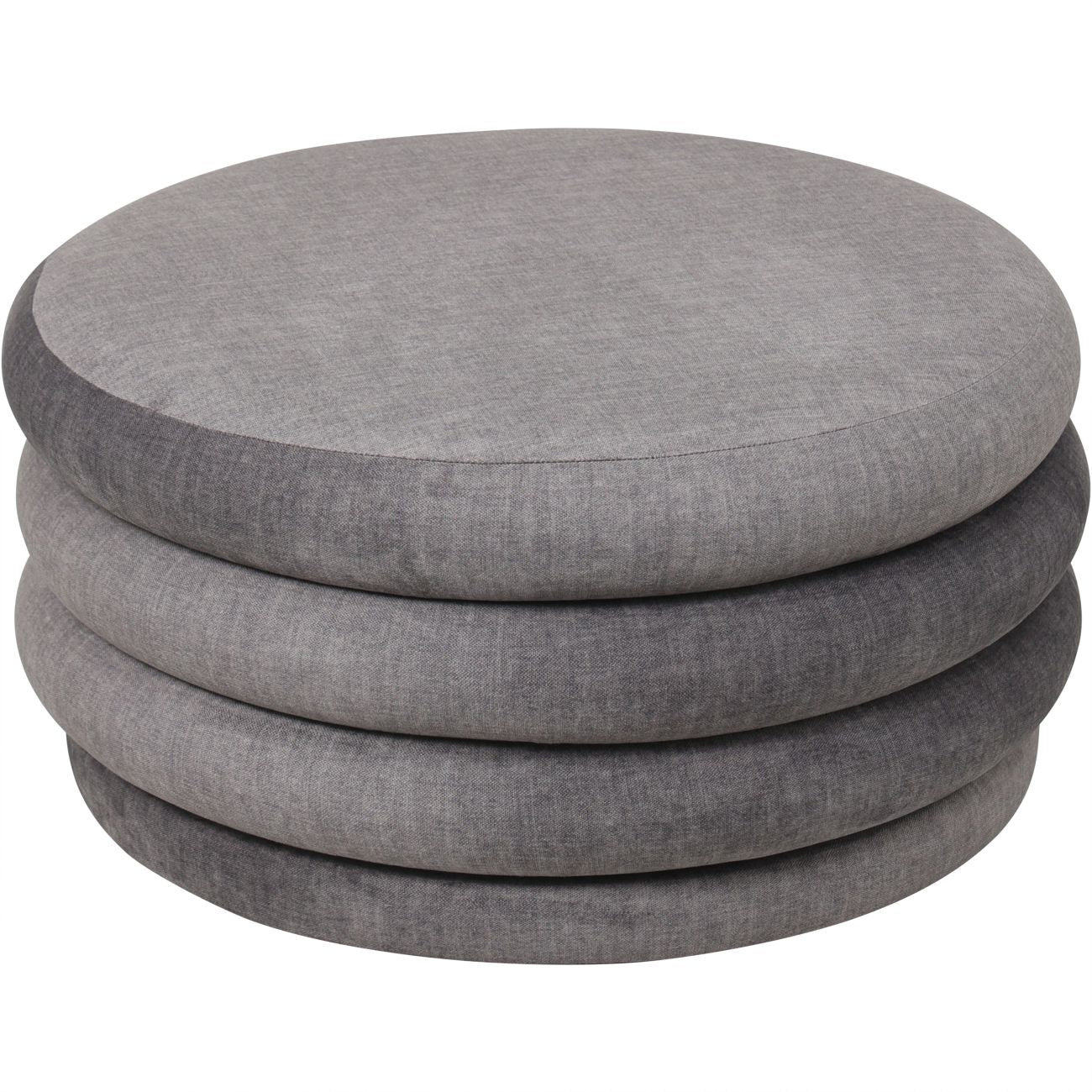 Libra Interiors Casa Storage Ottoman Grey