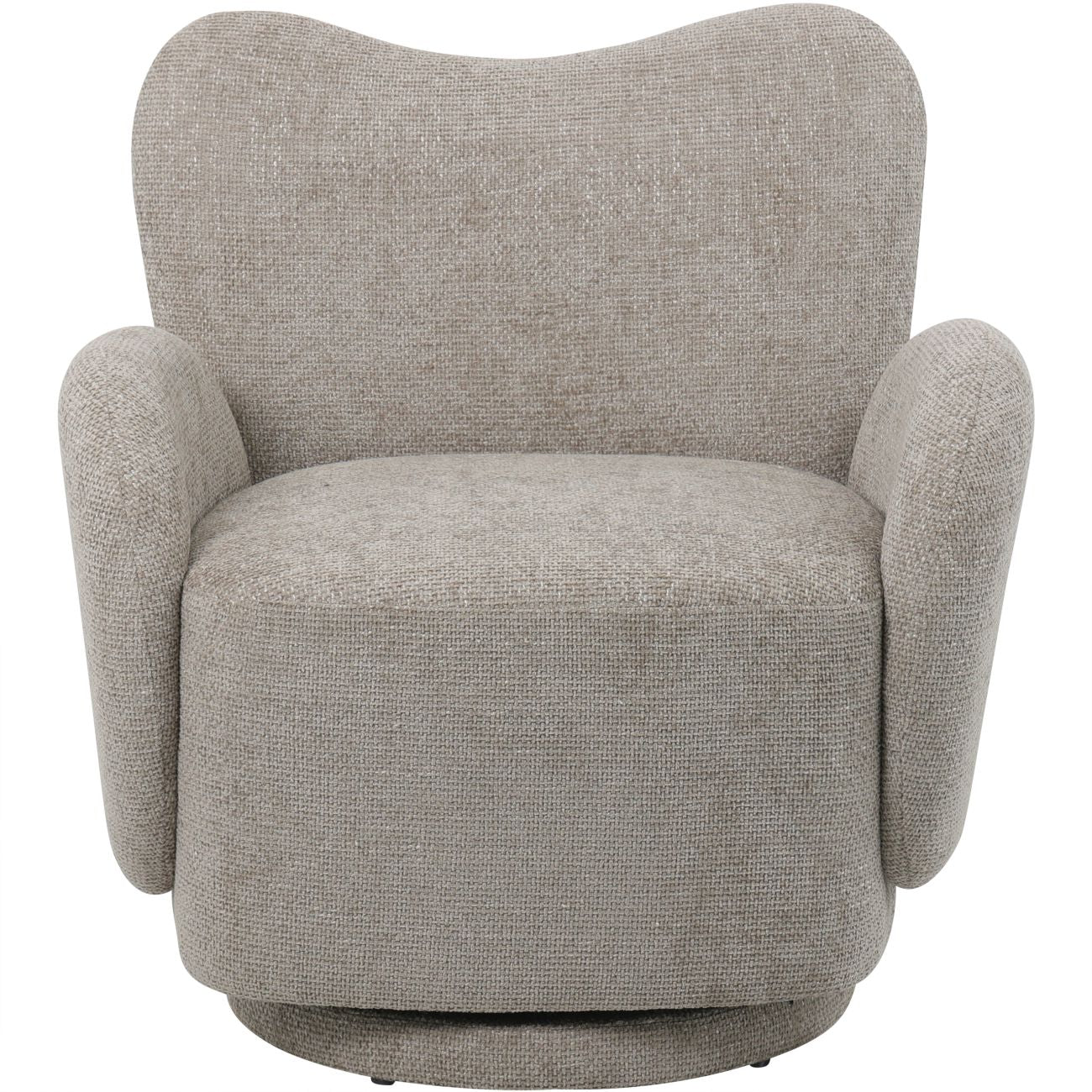 Libra Interiors Casa Swivel Chair Mink