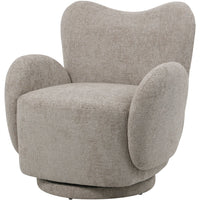 Libra Interiors Casa Swivel Chair Mink