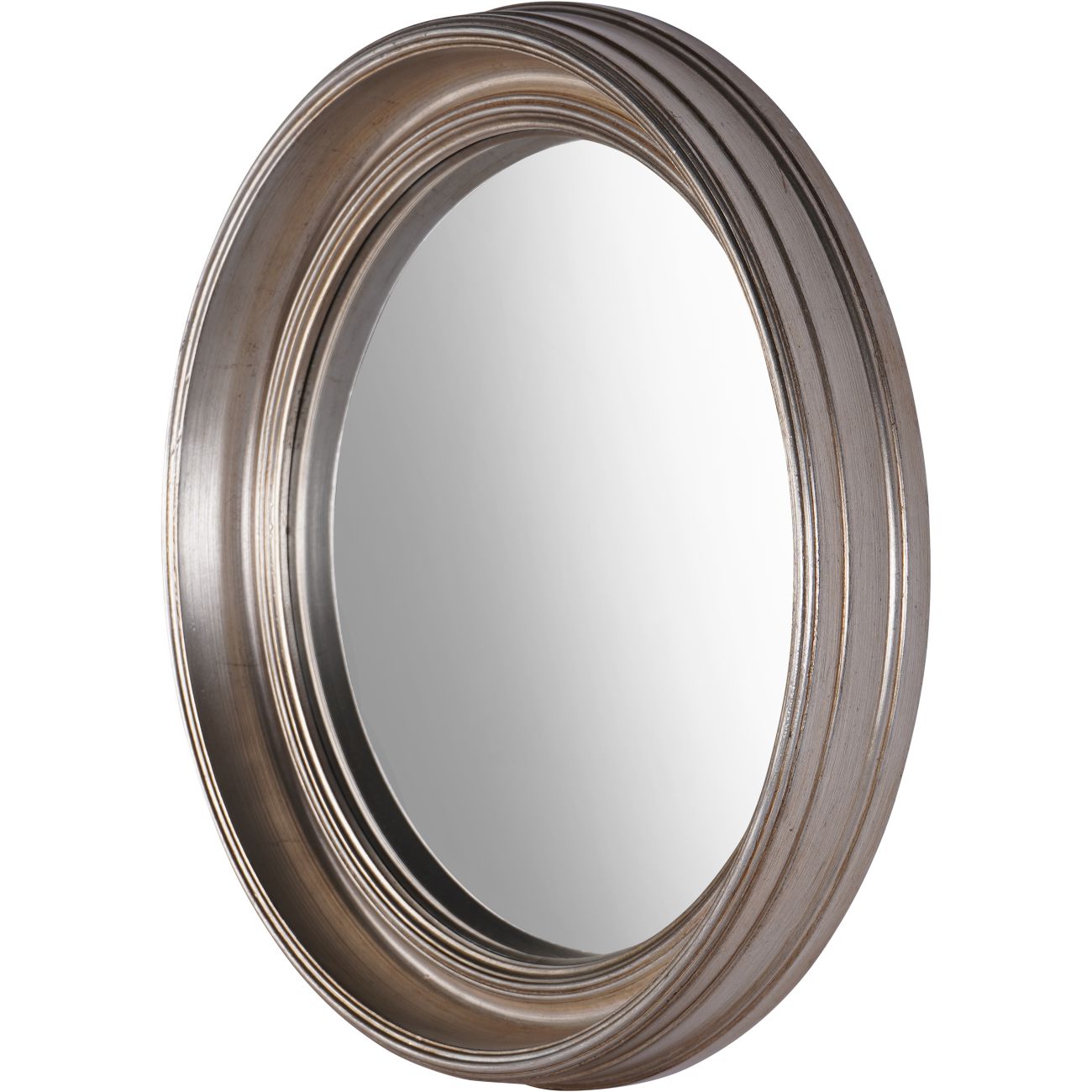 Libra Interiors Fen Round Convex Mirror 100cm