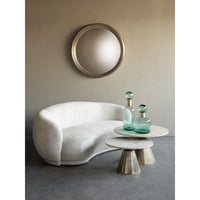 Libra Interiors Fen Round Convex Mirror 100cm