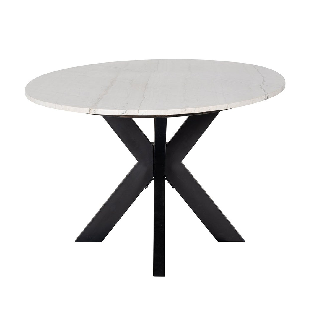 Lexington 6-8 Seater Marble Oval Dining Table 230cm - White Richmond 3