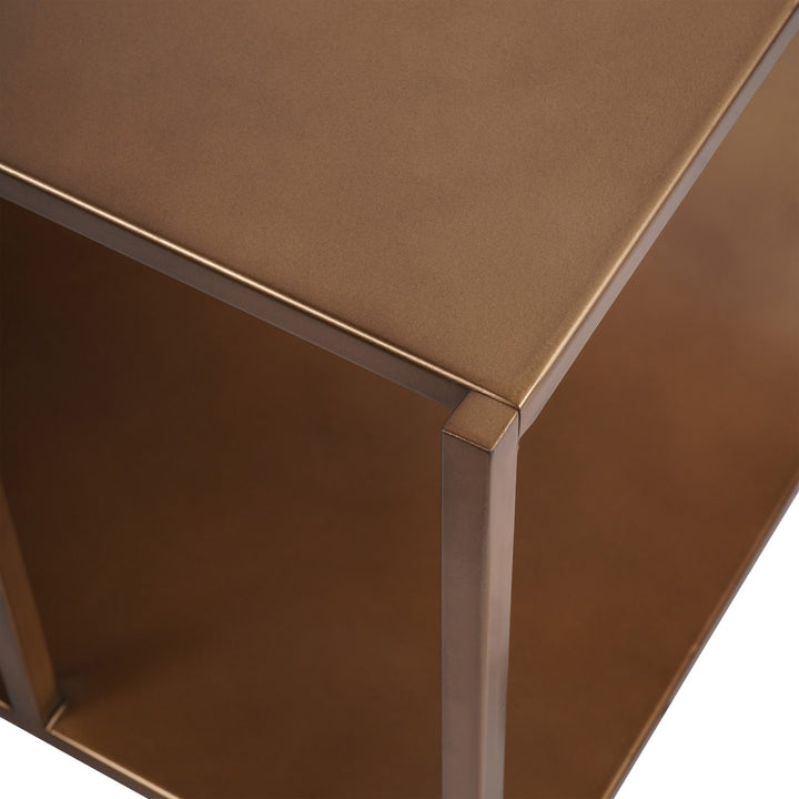 Brooks Coffee Table - Brushed Champagne