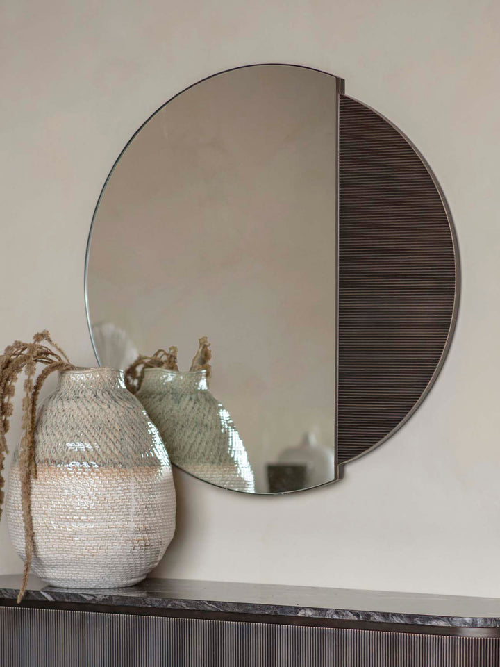 Belvedere Wall Mirror 90cm - Black Libra 3