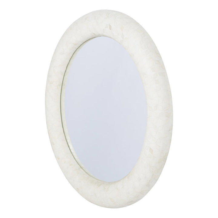 Aspen Bone Inlay Round Mirror - 100cm Libra 4