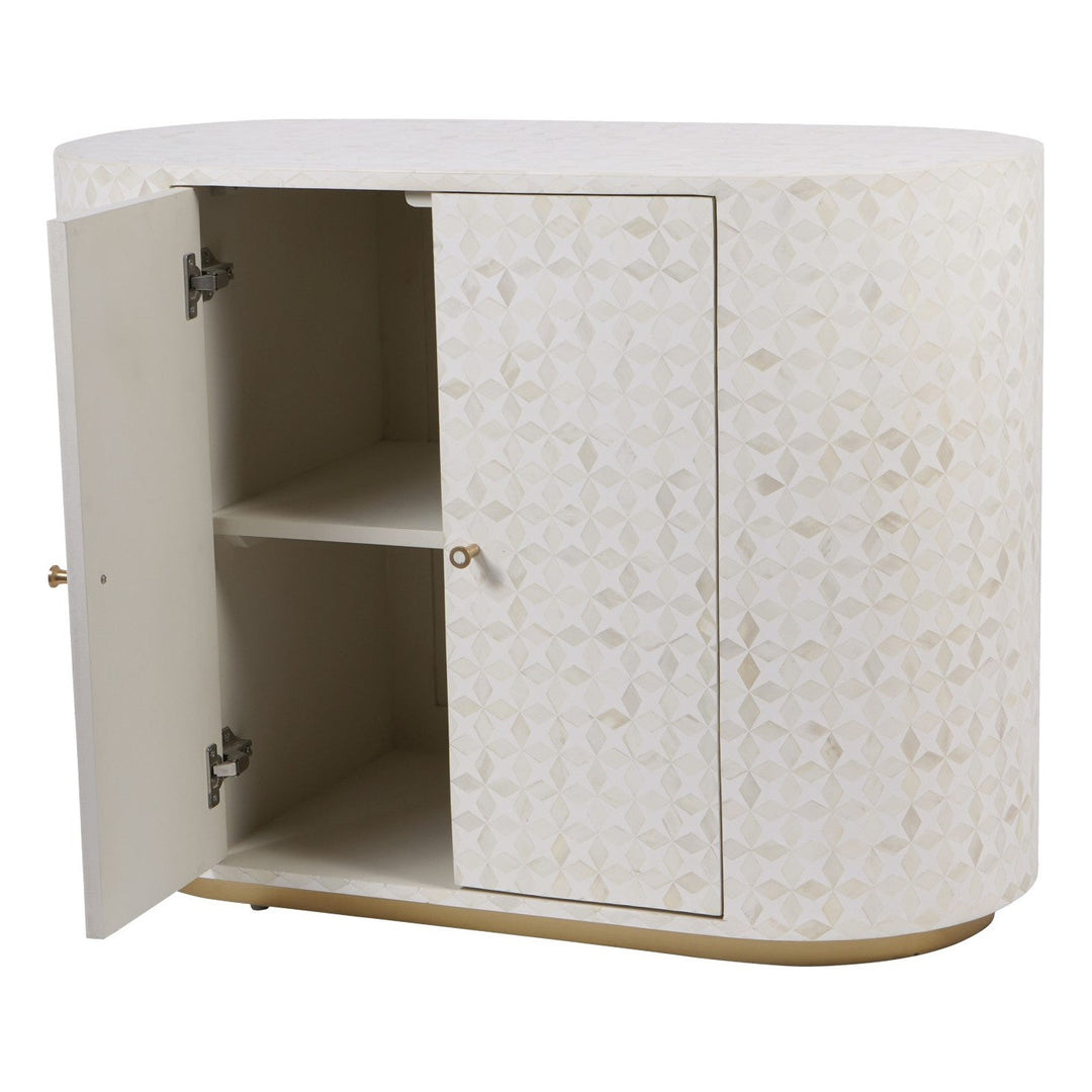Aspen Bone Inlay Two Door Cabinet Libra 4