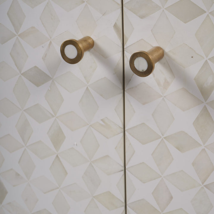 Aspen Bone Inlay Two Door Cabinet Libra 5