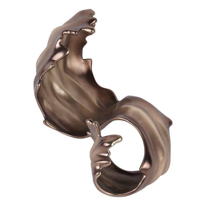 Montrose Decorative Scroll Sculpture - 50x28cm Libra 4