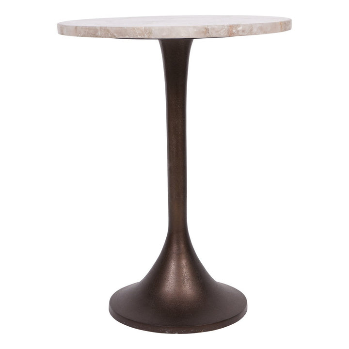 Bosworth Marble Side Table - Smokey Quartz Libra 6