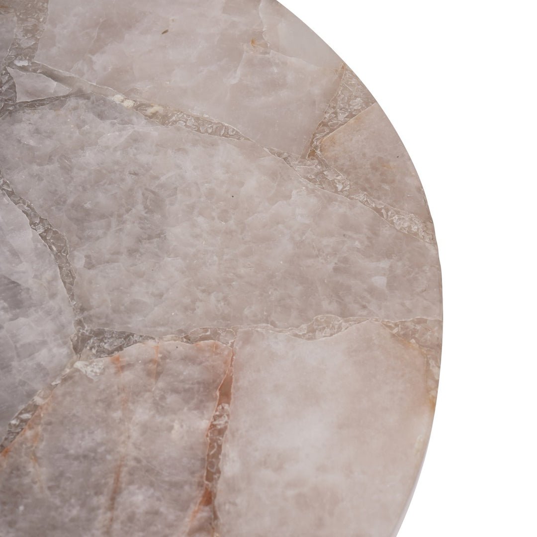 Bosworth Marble Side Table - Smokey Quartz Libra 8