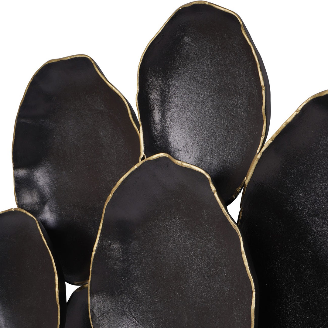 Arlow 7 Disc Wall Art - Black Metal Libra 4