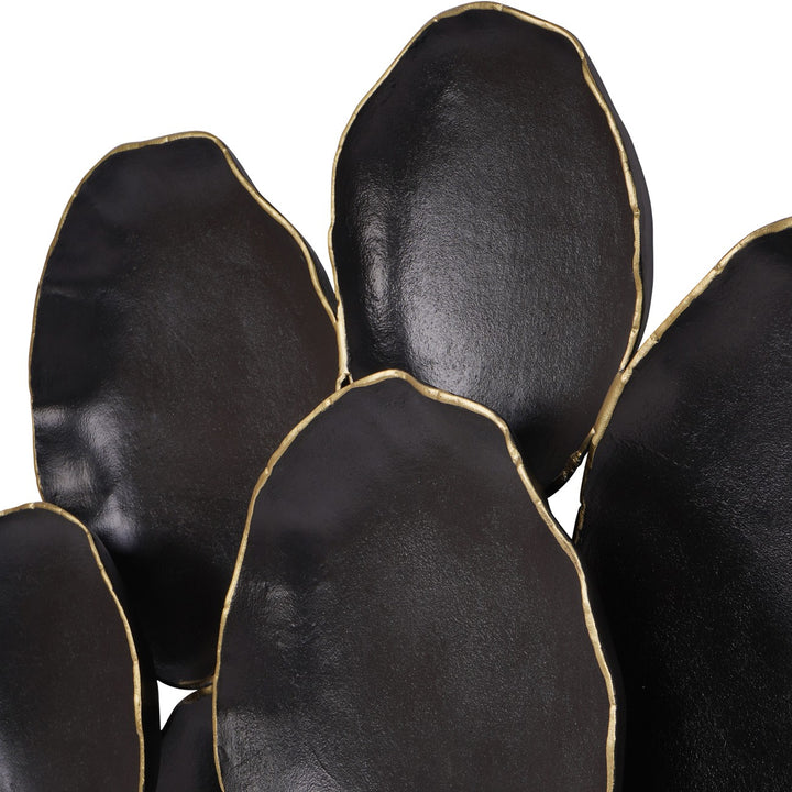 Arlow 7 Disc Wall Art - Black Metal Libra 4