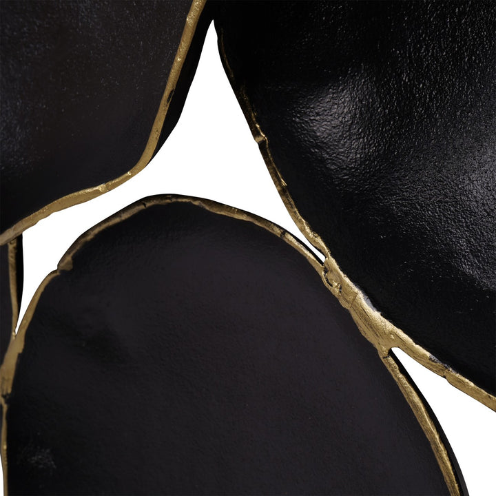 Arlow 7 Disc Wall Art - Black Metal Libra 5