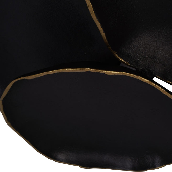 Arlow 5 Disc Wall Art - Black Metal Libra 4