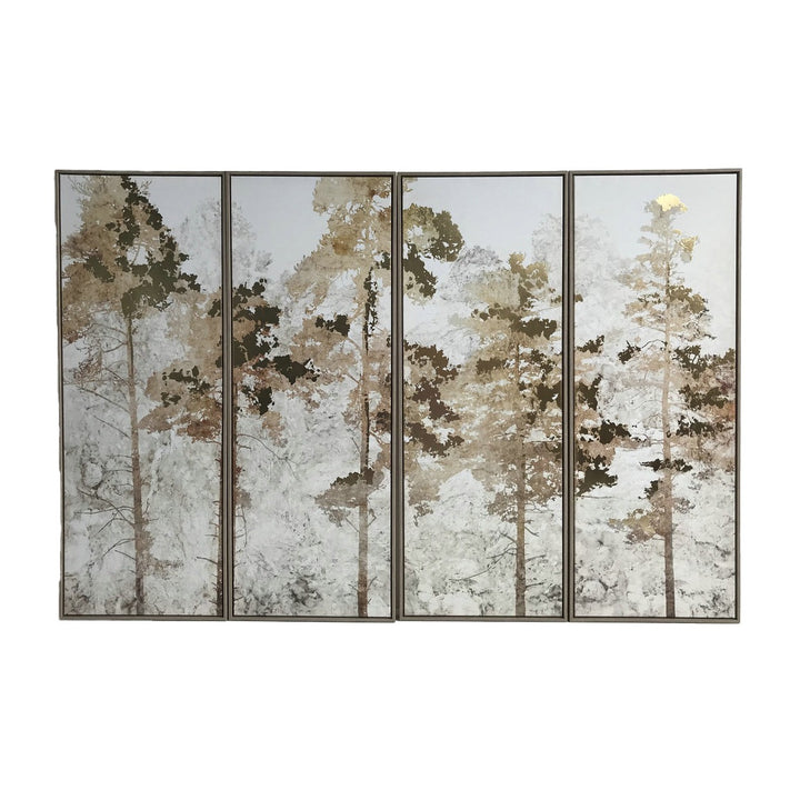 Foil Trees Set of 4 Framed Wall Art | Outlet Olivia's 1