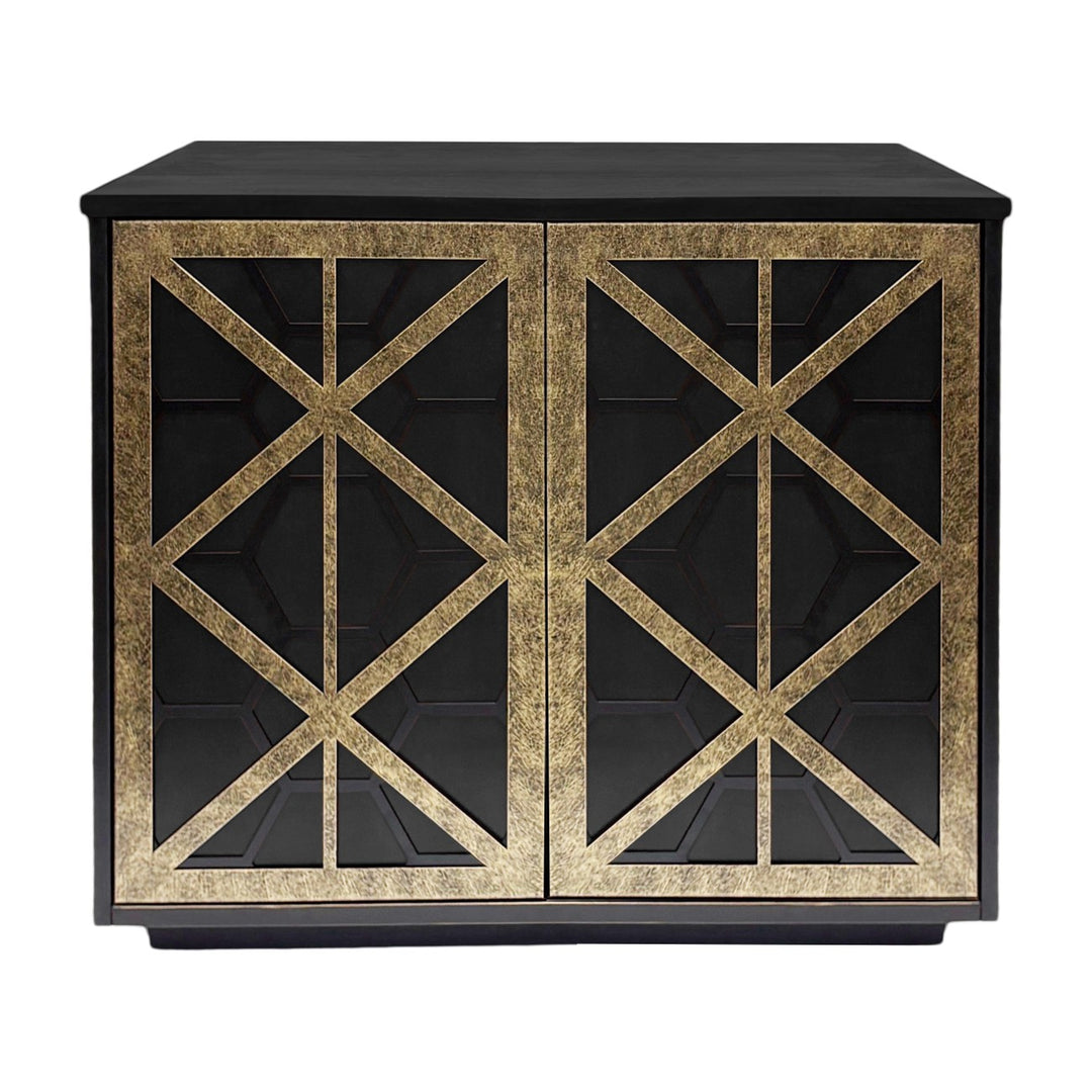 Reeno Fretwork 2 Door Cabinet