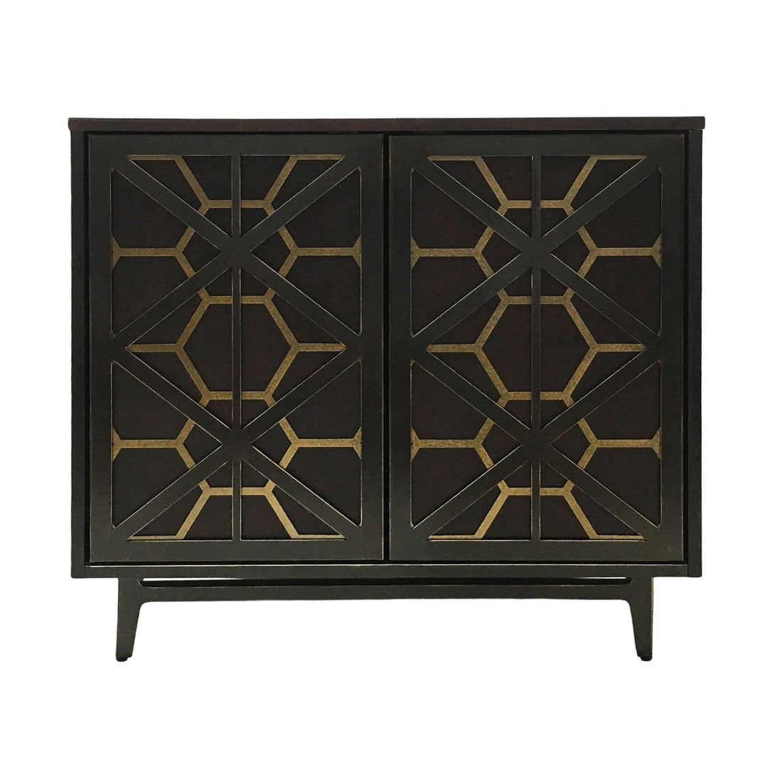 Reeno Fretwork 2 Door Cabinet Libra 1