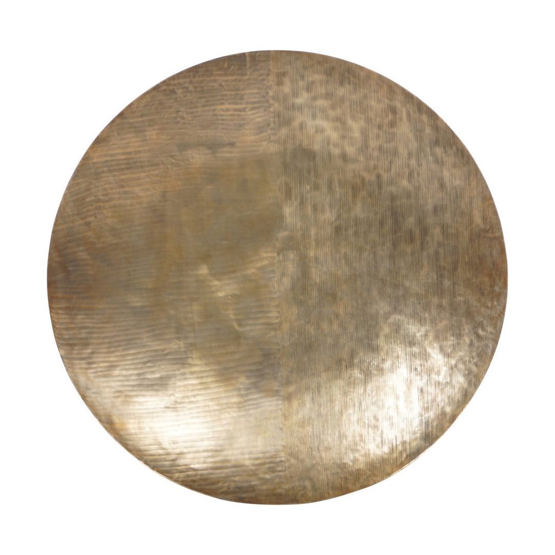 Southwold Round Wall Deco - Antique Brass Libra 1
