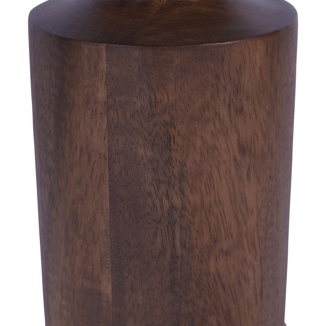 Amalfi Wooden Pillar Candle Holder Libra 7