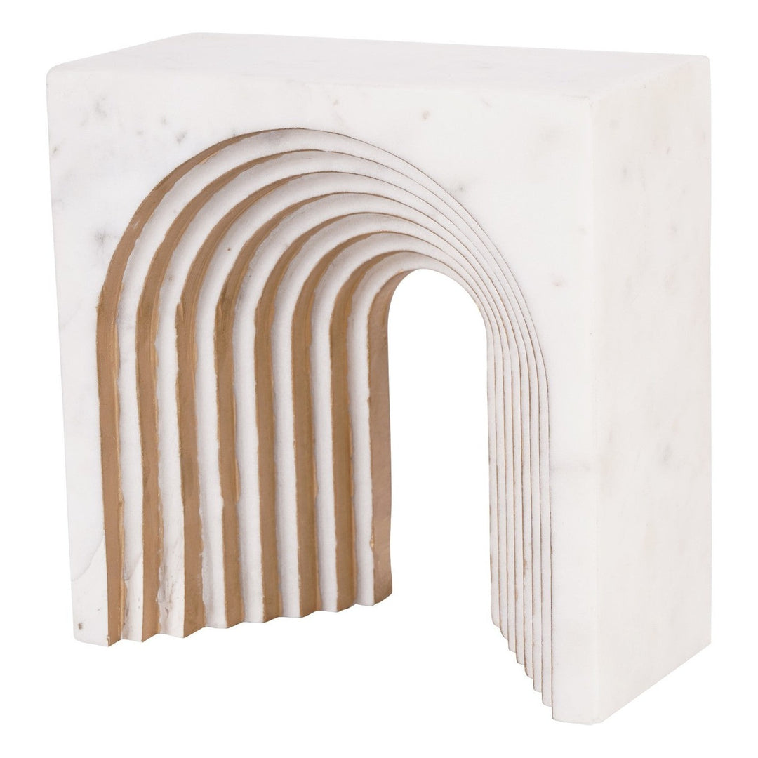 Genoa Decorative Sculpture - White Marble Libra 3