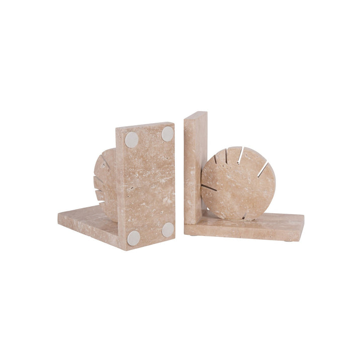 Catania Travertine Marble Bookends Libra 4