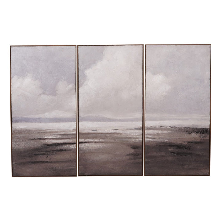 Hazy Horizons Set of 3 Framed Wall Art Libra 1