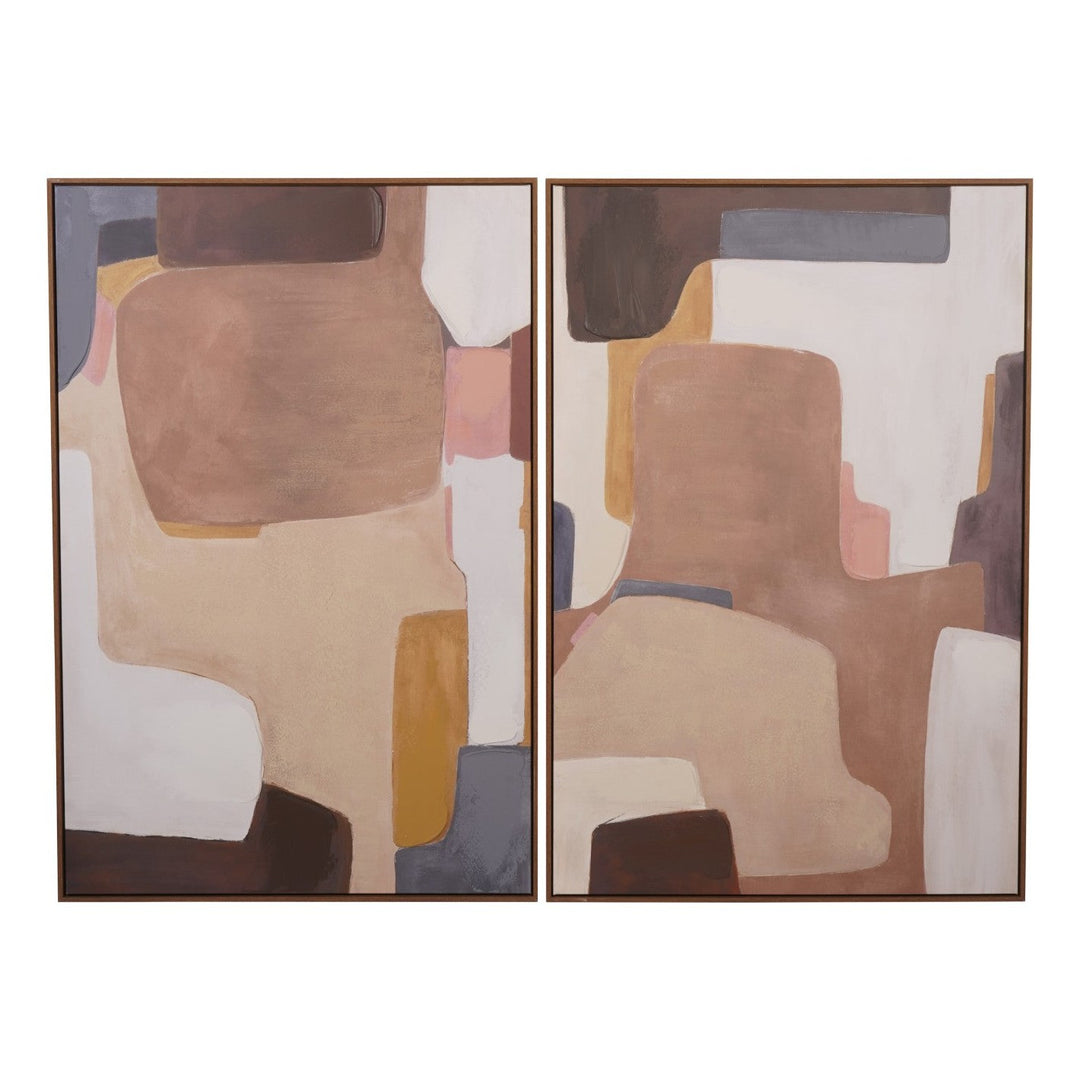 Modern Abstract Wall Art Set of 2 Libra 1