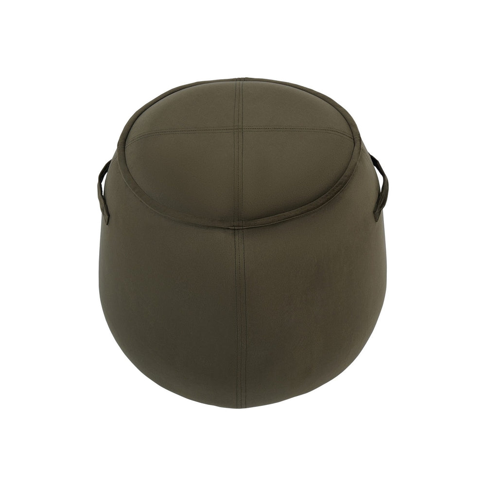 Bingham Upholstered Stool - Velvet Green Libra 2