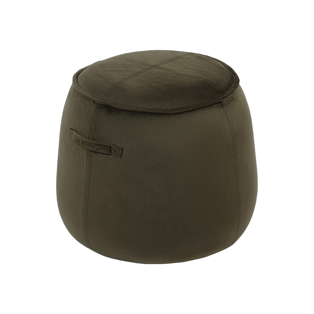 Bingham Upholstered Stool - Velvet Green Libra 3