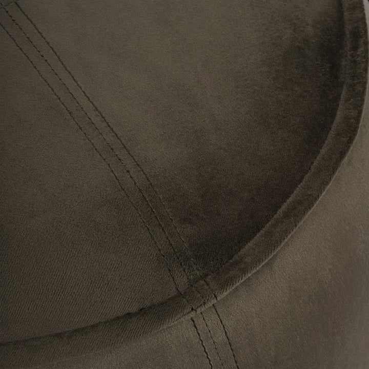 Bingham Upholstered Stool - Velvet Green Libra 5