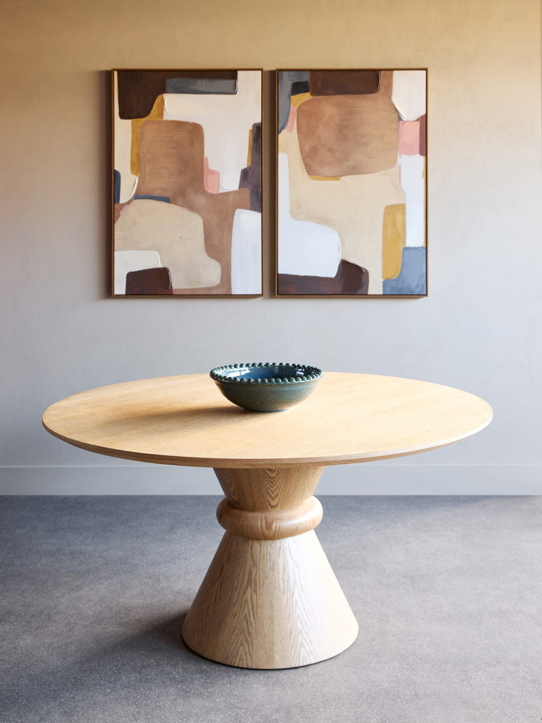 Canberra Round Wooden Dining Table 150cm