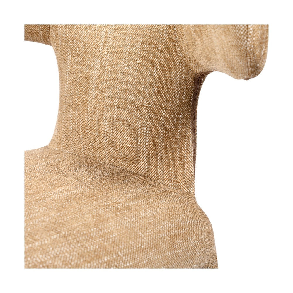 Milo Curved Back Dining Chair - Wheat Beige Libra 6