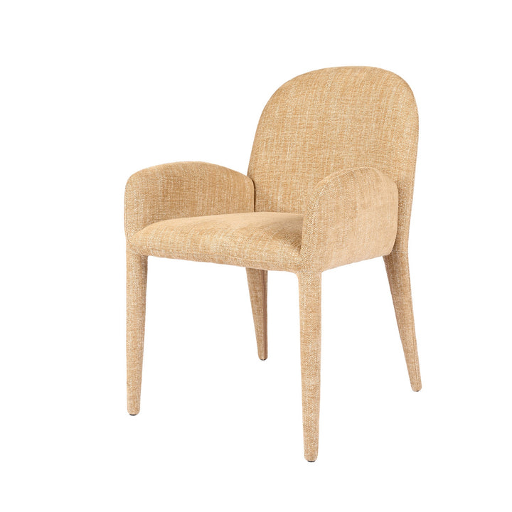 Eska Carver Upholstered Dining Chair Wheat - Beige Libra 3