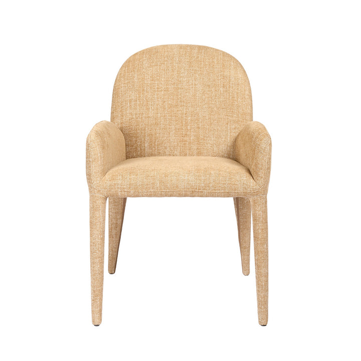 Eska Carver Upholstered Dining Chair Wheat - Beige Libra 1
