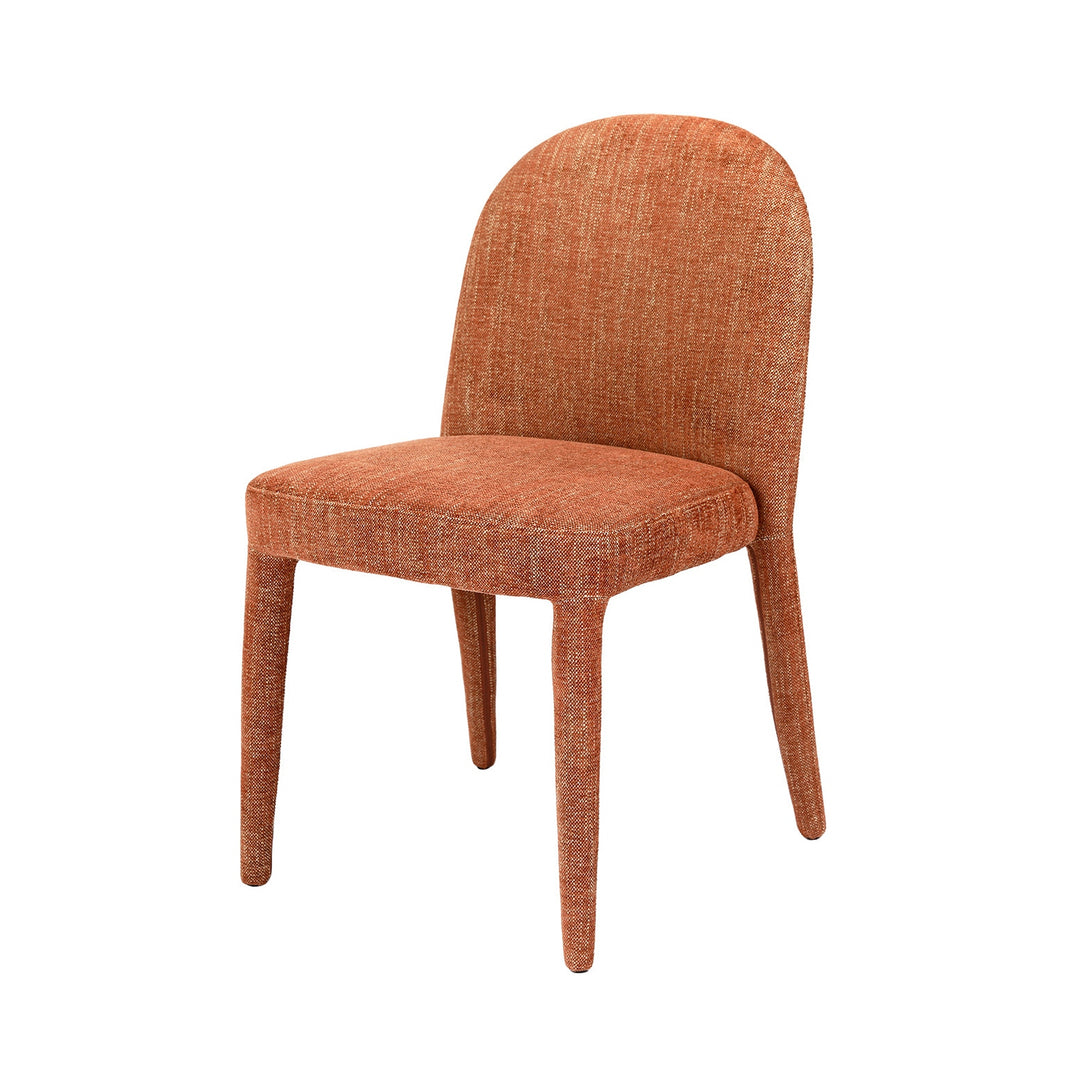 Eska Upholstered Set of 2 Dining Chairs - Brown Libra 3