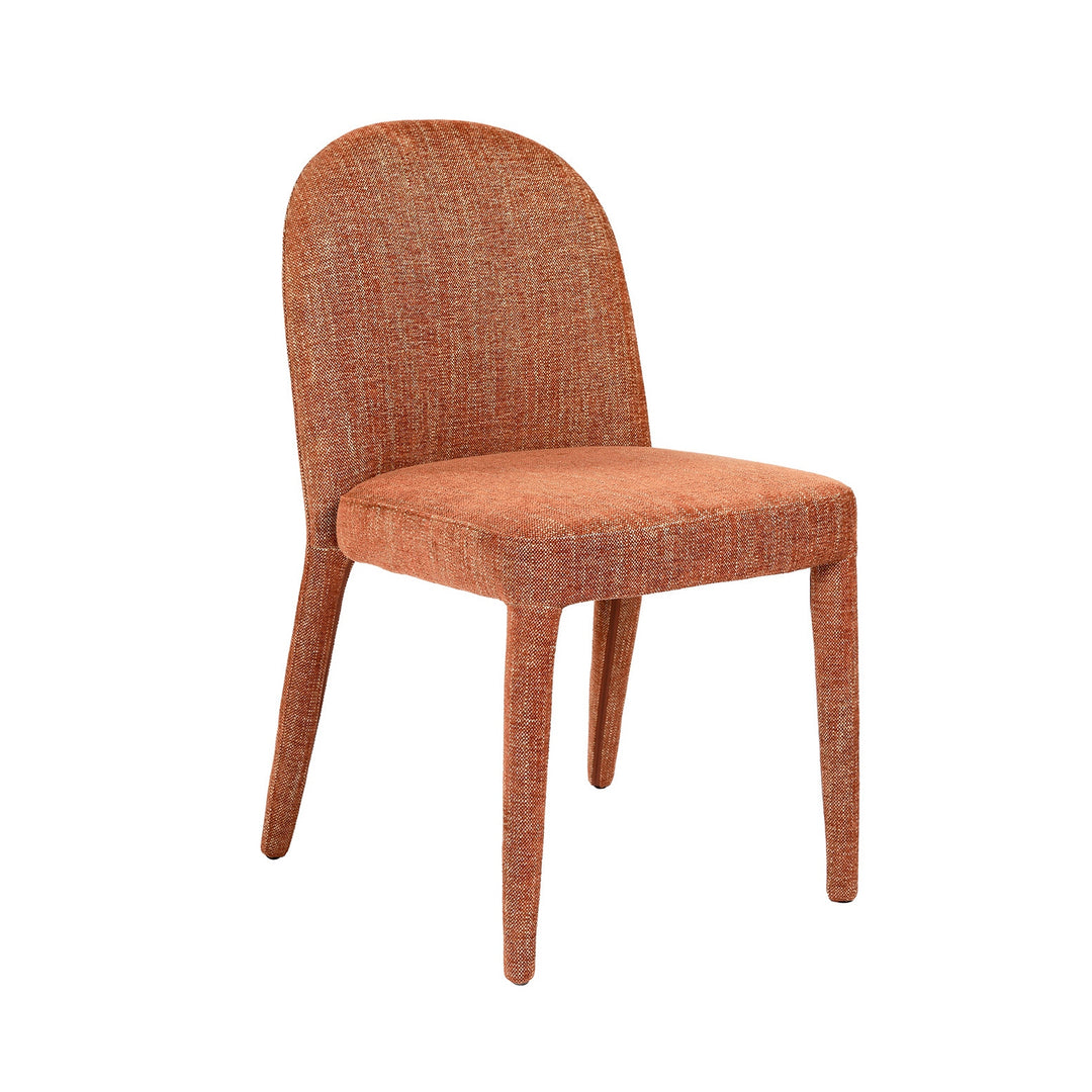 Eska Upholstered Set of 2 Dining Chairs - Brown Libra 4